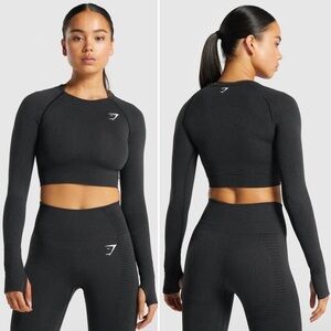 Gymshark VITAL SEAMLESS 2.0 LONG SLEEVE CROP TOP